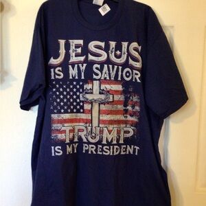 Jesus is my Savior Trump is my president, t shirt.